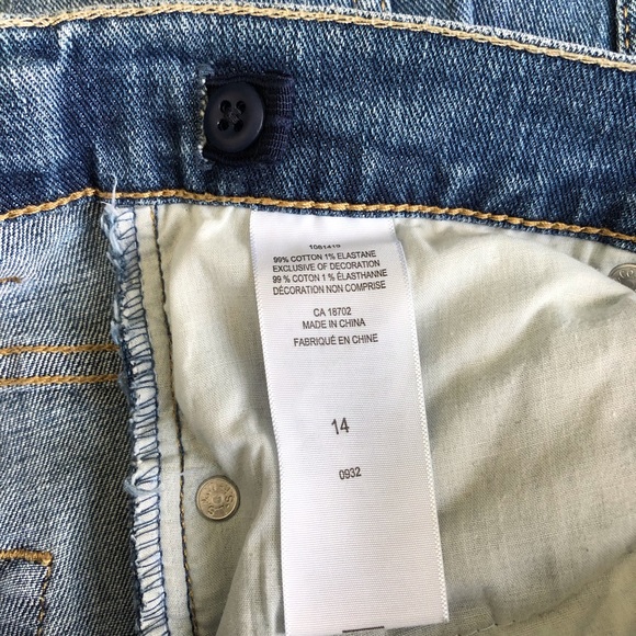 Levi’s slim ankle length mid rise blue jeans w 28 - Picture 13 of 13